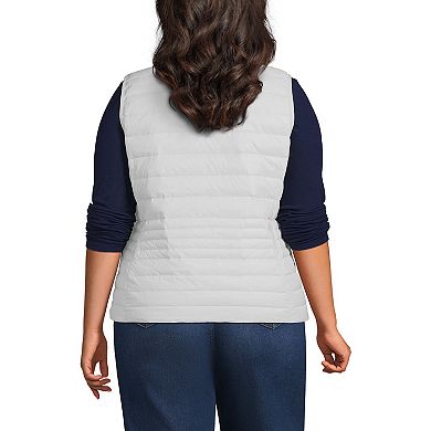 Plus Size Lands' End Wanderweight Down Vest