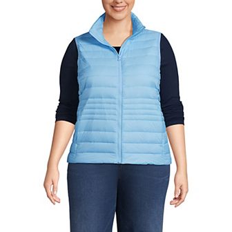 Plus Size Lands' End Wanderweight Down Vest