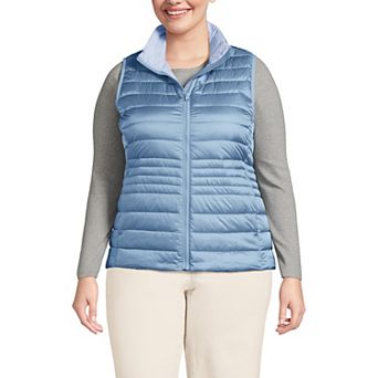 Plus Size Lands' End Wanderweight Down Vest