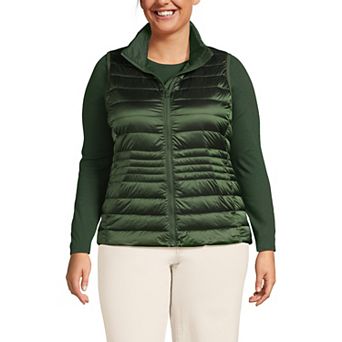 Plus Size Lands' End Wanderweight Down Vest