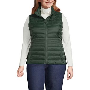 Plus Size Lands' End Wanderweight Down Vest
