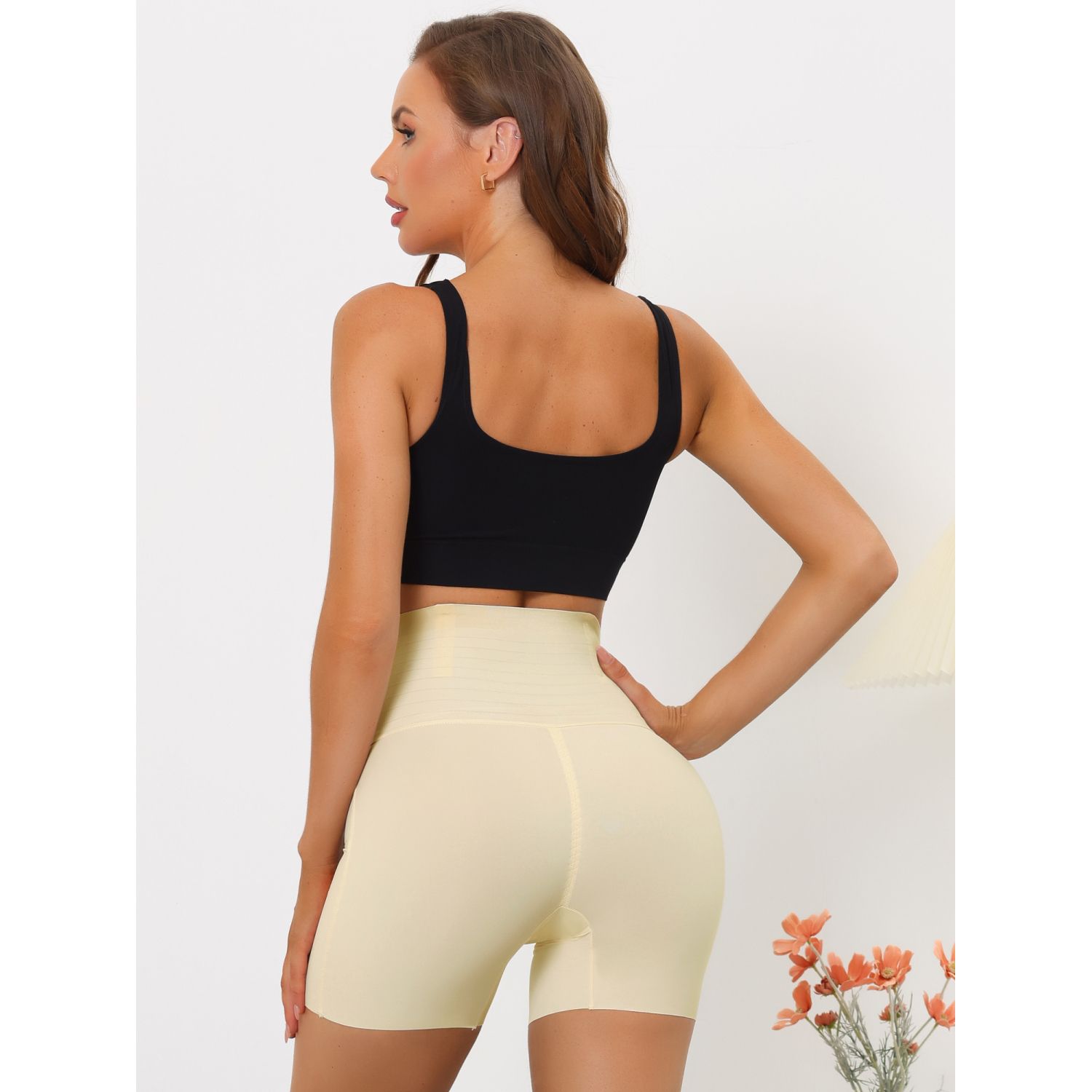 Women High Waist Full Coverage Stay-put Pocket Tummy Control Brief