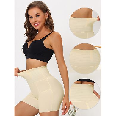 2packs Women's High Waisted Shapewear Boyshort Tummy Control Panties