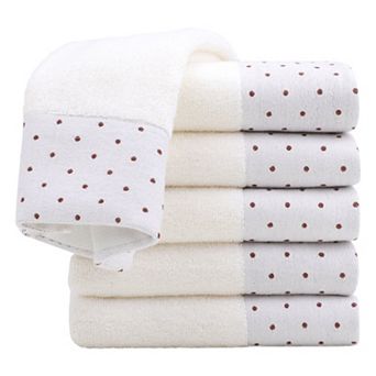 6 pc Cotton Soft Hand Towel Set 14" X 30"for Bathroom