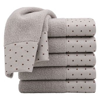 6 pc Cotton Soft Hand Towel Set 14" X 30"for Bathroom