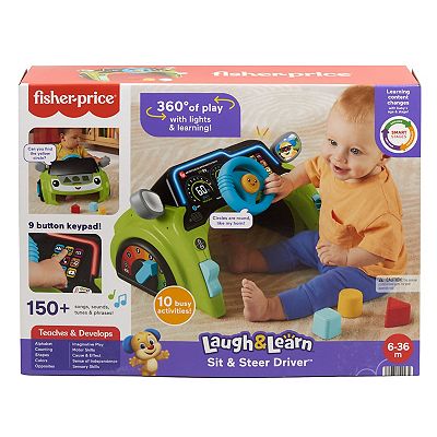 Fisher-Price Laugh Learn Sit Steer Driver Activity Center