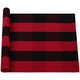 Cotton Classic Pattern High Density Woven Floor Mats , 35" X 24"