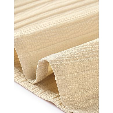 Women's Wide Leg Pants With Pockets Tie Knot High Waist Pleated Palazzo Trousers