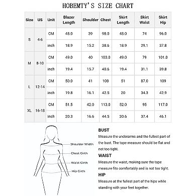 Women's Plaid Tweed Suit Set 2 Piece Outfits Short Blazer Jacket And Skirt Sets