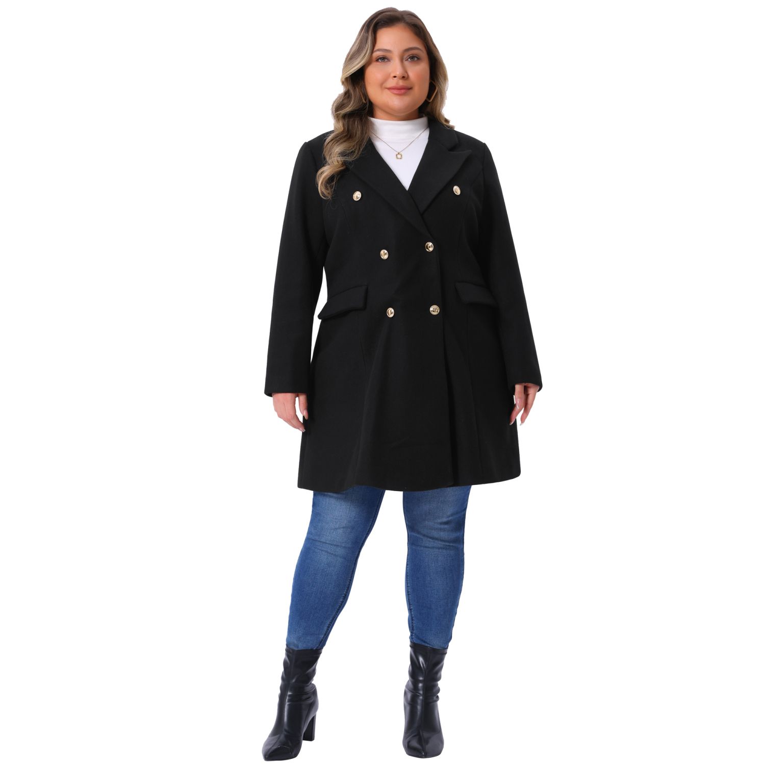 Men's Long Dress Coat SOMTHRON Men's Winter Trench Coat - Wool Blend Slim Fit Long Overcoat Single Breasted Men's Trench Coat