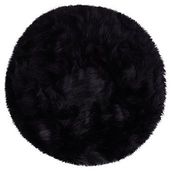 Faux Sheepskin Puffy Plush Area Soft Warm For Office Home Bedroom Floor Mats, 2 X 2 Feet