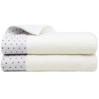 Bath Towel Set, 100% Cotton Soft 600 Gsm Absorbent 2 pc