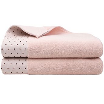 Bath Towel Set, 100% Cotton Soft 600 Gsm Absorbent 2 pc