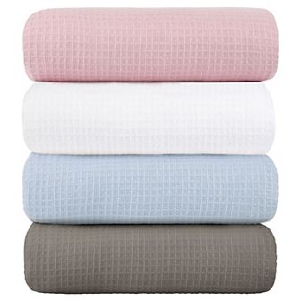 100% Cotton Texture Bath Towels Set Of 4, Soft And Thick Absorbent Waffle Weave Towels