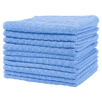 10 pc Kitchen Cleaning Cloth, Absorbent and Quick Drying Lint Free Dish Towels 10 x 10 Inch