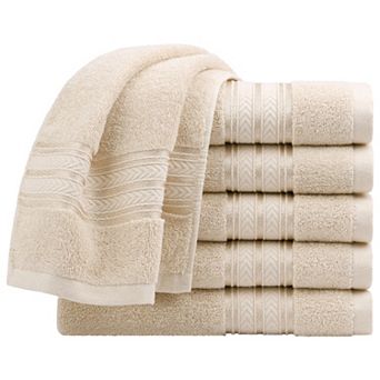 Hand Towels For Bathroom 13 X 29 in 100% Cotton, Oversized Cotton Guest Towels For Hotel Spa