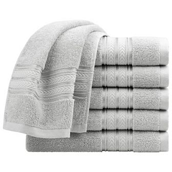 Hand Towels For Bathroom 13 X 29 in 100% Cotton, Oversized Cotton Guest Towels For Hotel Spa