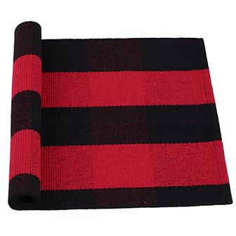 Cotton Classic Pattern High Density Woven Floor Mats , 28" X 18"