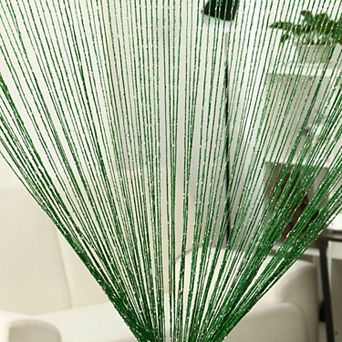String Curtain Fringe Panel Thread Strip Backdrop Bedroom Door Window Divider For Wedding