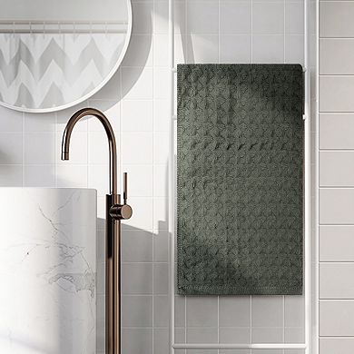 4 Pack Cotton Soft Absorbent Hand Towels, Waffle Weave Towel Sets for Bathroom, Kitchen 14" x 32"