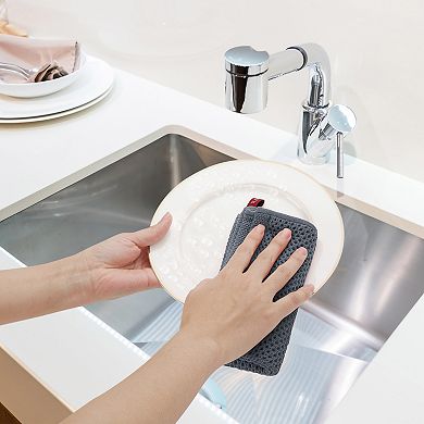 Kitchen Dish Cloths, 6 Pack Waffle Weave Dish Towels For Drying Dishes Quick Drying Kitchen Towels