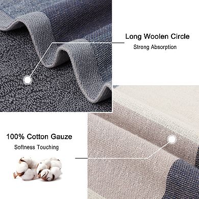 Kitchen Dish Cloths Set Of 6, Drying Cloths For Home Cooking, Big Buffalo Check