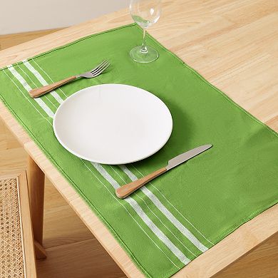 Cotton Stripe Kitchen Towels Absorbent Soft Quick Dry Lint Free Tea Towels 2 Pack