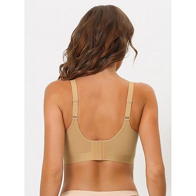 2packs Women's Wirefree Padded Adjustable Straps Full Coverage Push Up Bras