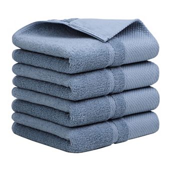 4 pc 100% Cotton Hand Towel Set 14"x30",soft And Absorbent Towels