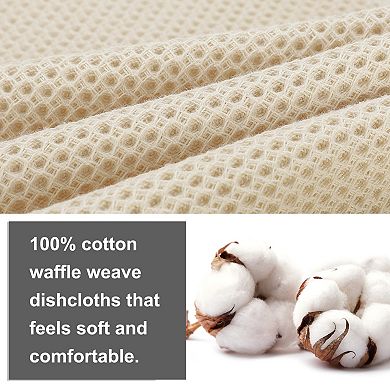 Waffle Weave Kitchen Towels 4 Packs Quick Drying Washing Dish Towels