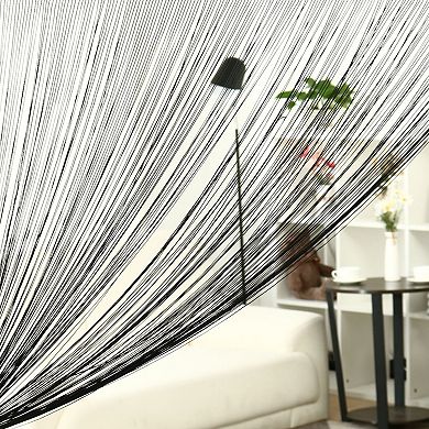 String Curtain Fringe Panel Thread Strips Backdrop Bedroom Door Window Divider