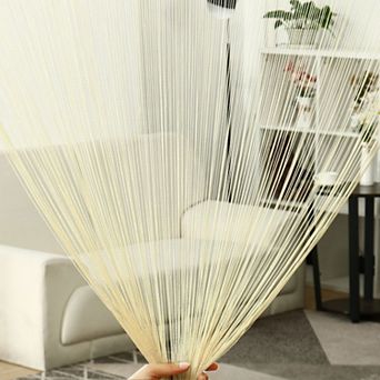 String Curtain Fringe Panel Thread Strips Backdrop Bedroom Door Window Divider