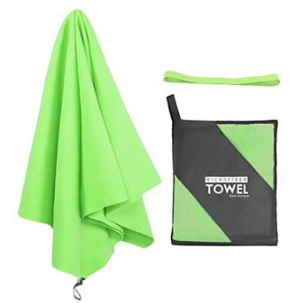 Quick Dry Microfiber Beach Towel 30" X 60", Travel Towel With Clip