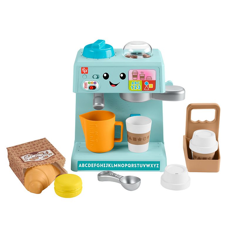 UPC 194735199174 product image for Laugh & Learn Fisher-Price Learn & Serve 10-Piece Coffee Cafe Toddler Electronic | upcitemdb.com