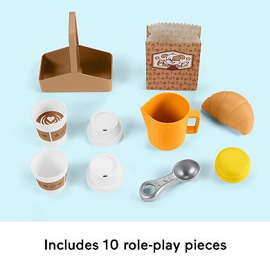 Fisher-Price Laugh & Learn Serve 10-Piece Coffee Cafe Toddler Electronic Toy