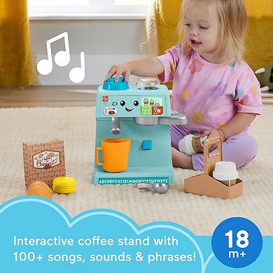 Fisher-Price Laugh & Learn Serve 10-Piece Coffee Cafe Toddler Electronic Toy