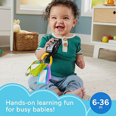 Laugh & Learn Fisher-Price Play & Go Activity Keys Baby & Toddler Musical Learning Toy