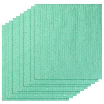 Reusable Kitchen Sponge Dishcloths Absorbent Washable No Odor Lint Free 10 Pack