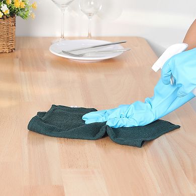 Cleaning Rags 12 Packs Cotton Waffle Cleaning Cloths 14" X 14"