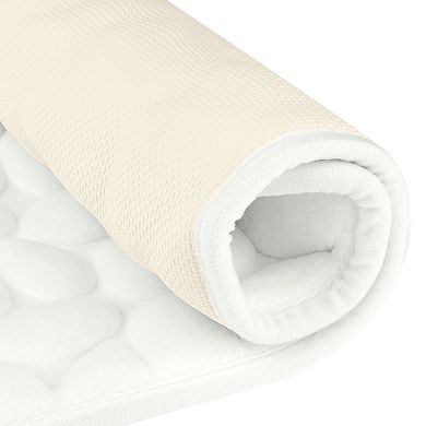 Memory Foam Bathroom Rugs Bath Carpet Bath Mat Soft Non-slip Water Absorbent 16" X 24"