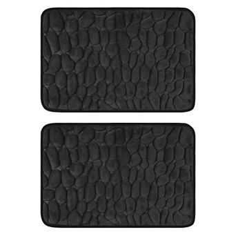 Memory Foam Bathroom Rugs Bath Carpet Bath Mat Soft Non-slip Water Absorbent 16" X 24"