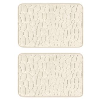 Memory Foam Bathroom Rugs Bath Carpet Bath Mat Soft Non-slip Water Absorbent 16" X 24"