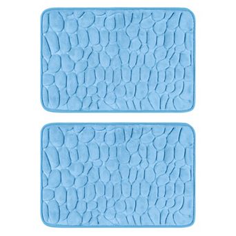 Memory Foam Bathroom Rugs Bath Carpet Bath Mat Soft Non-slip Water Absorbent 16" X 24"