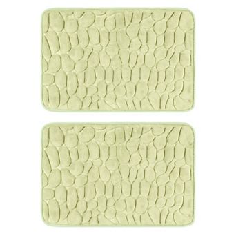 Memory Foam Bathroom Rugs Bath Carpet Bath Mat Soft Non-slip Water Absorbent 16" X 24"