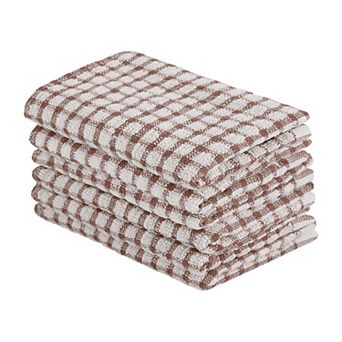Cotton Terry Small Kitchen Dish Cloth, Absorbent And Quick Drying Cleaning Dish Rags