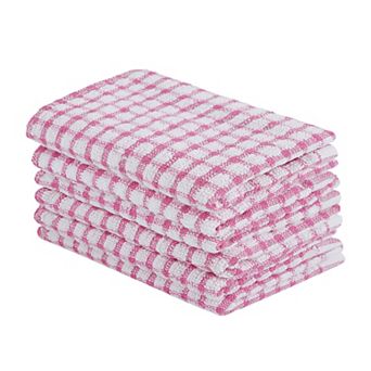 Cotton Terry Small Kitchen Dish Cloth, Absorbent And Quick Drying Cleaning Dish Rags