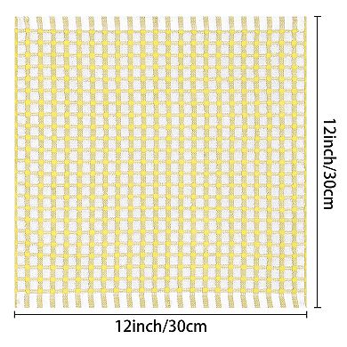 Kitchen Dish Towels, Pack Of 12 Checked Dishcloths Set For Drying Dishes And Table