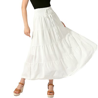 Boho A Line Skirts Kohls Women's Floral Skirts High Waist A Line