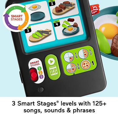 Fisher-Price Laugh & Learn 123 Follow the Recipe Meal Kit 30-Piece Preschool Pretend Playset
