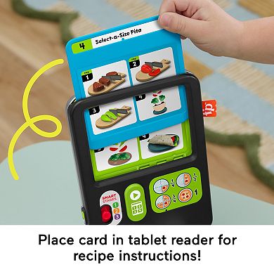 Fisher-Price Laugh & Learn 123 Follow the Recipe Meal Kit 30-Piece Preschool Pretend Playset